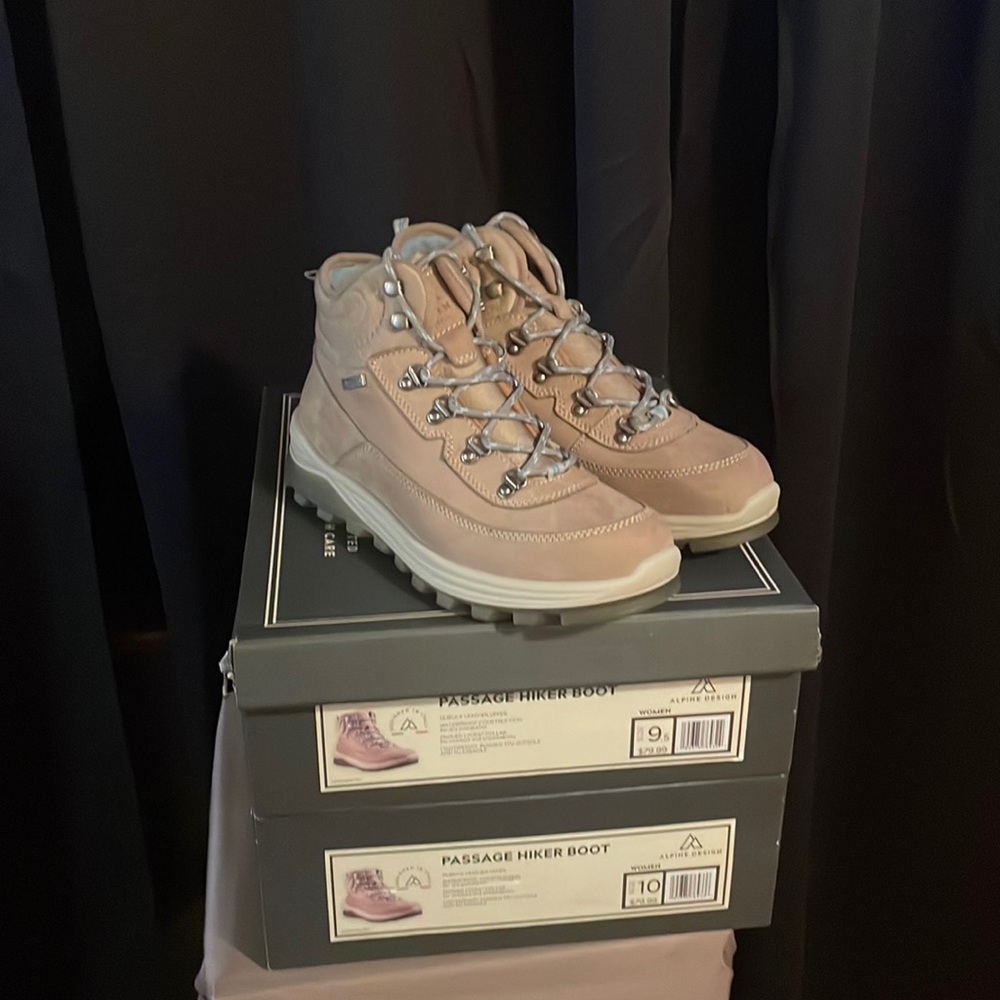 Alpine Women’s hiking boots size 9 1/2 and size 10 waterproof